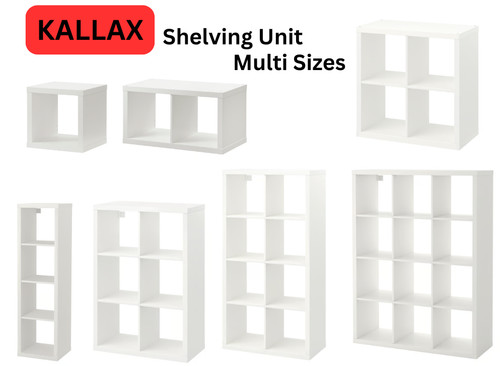 Ikea kallax white shelving - kallax,