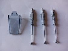 Star Wars 1990's Power Of Force X-wing Cockpit Canopy, Cannons Parts. See Desc.