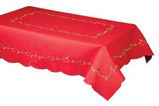 Red Holly Embroidered