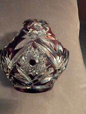 Vintage Lead Crystal Basket