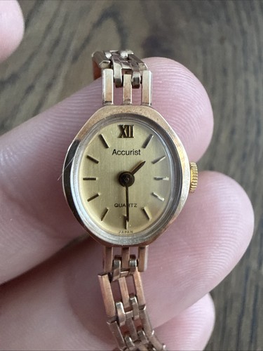 Accurist vintage gold ladies - vintage,