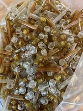 Vintage Brown and Clear Glass Beads for Crafting Jewellery Making 1.9kg 1930’s