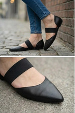 Women closed pointed toe flats - closed,