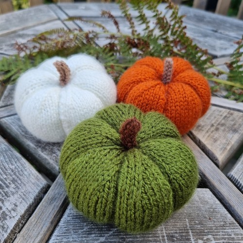 Set three hand knitted - set,