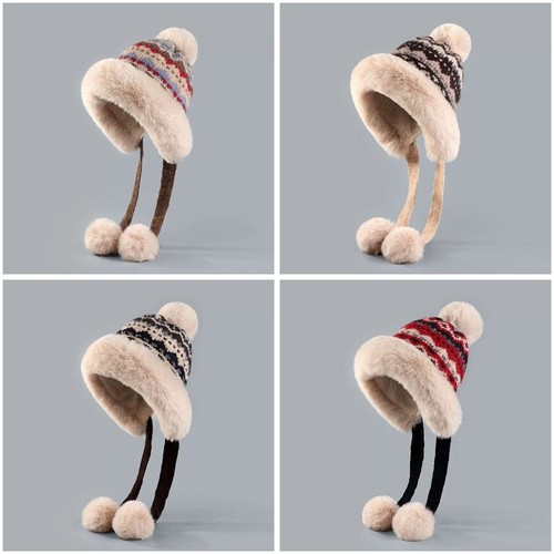 Plush winter balaclava - winter, hat