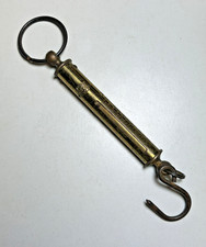 Vintage Salter Brass 10LB Tube
