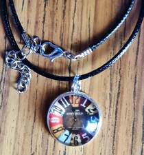 Clock Face, Brown Background