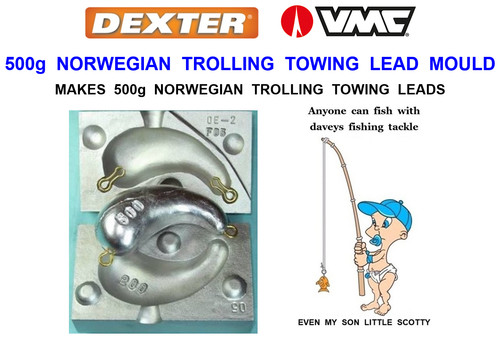 500g norwegian trolling lead - 500g,