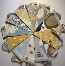 Handmade Oilcloth Bunting -
