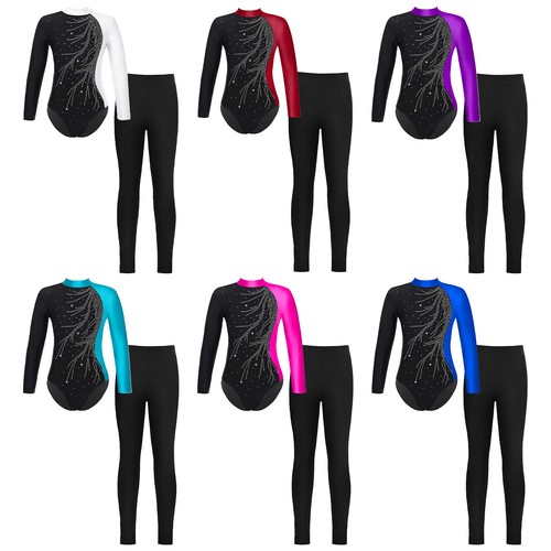 Girls gymnastics outfit long - gymnastics,