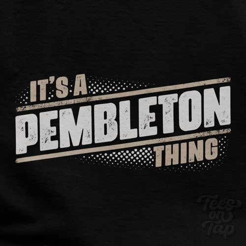 Pembleton thing t - a,