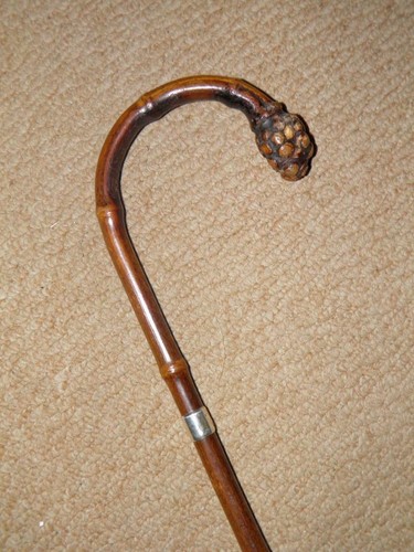 Edwardian bamboo walking - bamboo, stick