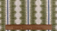 Linen fabric badminton stripe - fabric,