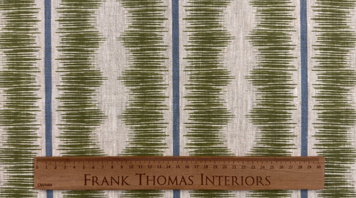 Linen fabric badminton stripe - badminton,