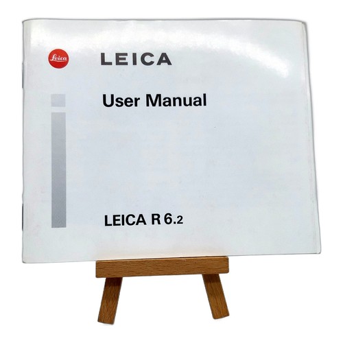 Leica instruction manual - leica, r6.2