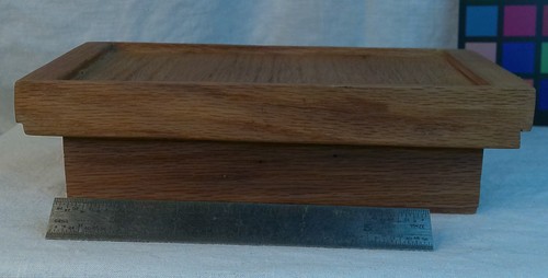 Handmade wooden trinket box
