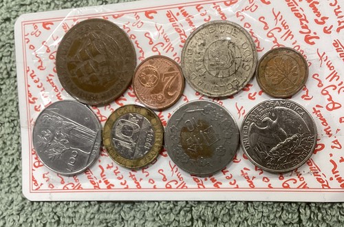 Foreign coins shown - , (c)
