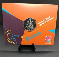  2011 50p Boccia Carded