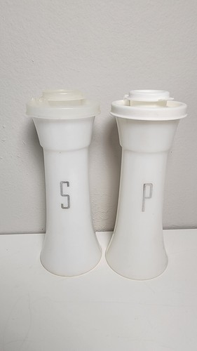 Vtg tupperware white hourglass - vtg,