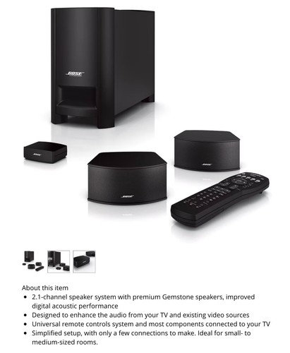 Bose cinemate series - cinemate, ll