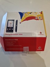 Sony Ericsson W595 Mobile Phone 2000s Black Slider, Vodafone