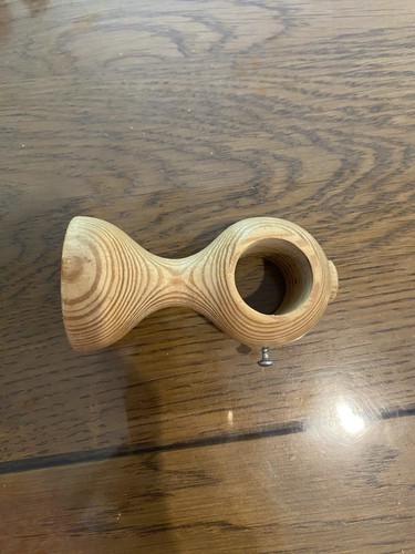 Wooden curtain rod rail holder - rod,