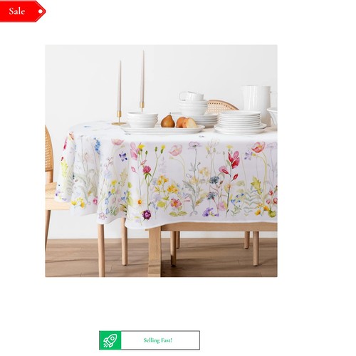Spring floral waterproof oval - spring,