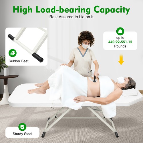 Reclining beauty bed - beauty, folding