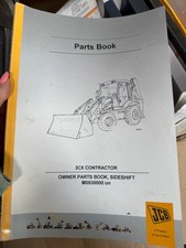 JCB Parts book 3CX Contractor