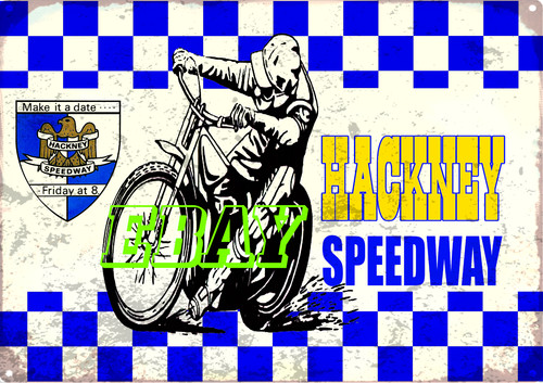 Hackney speedway retro look - speedway,