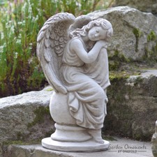 ANGEL HAND CAST STONE OUTDOOR