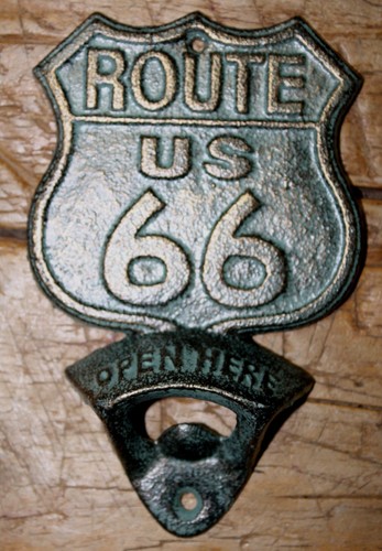 Cast iron route - cast, plaque