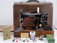 Beautiful 1954 Singer 99K Sewing Machine, Serviced + Warranty,For Leather,Fabric