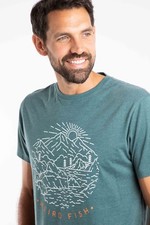 Weird Fish Lakes and Peaks Front Print Graphic T-Shirt