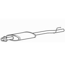 Quality centre exhaust - exhaust, middle