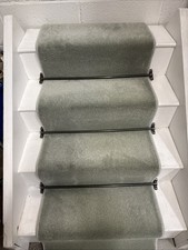 ABINGDON CARPET STAIR RUNNER 13 STEPS , 60cm Wide, HARDWEARING, BLEACH CLEANABLE