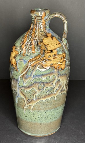 Keith martindale log cabin jug - martindale,