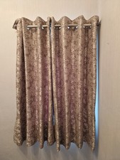Silver Eyelet Curtains 46x54  By Next