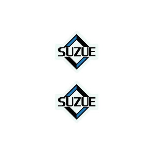 Suzue diamond hub decals black - suzue,