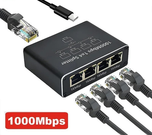 Gigabit ethernet switch rj45 - gigabit,