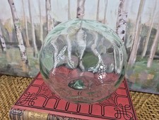 Vtg Hand Blown Glass Fishing