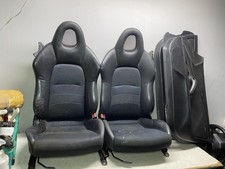 HONDA S2000 AP1 SET OF HALF LEATHER SEATS + CARDS 1999 TO 2003