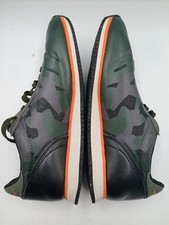 Armani Exchange Mens Size 8 Camouflage Trainers Eu 42 Khaki Sneakers