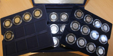 2011 Complete Set of 29x Sterling .925 Silver Proof Olympic 50p's With Certs