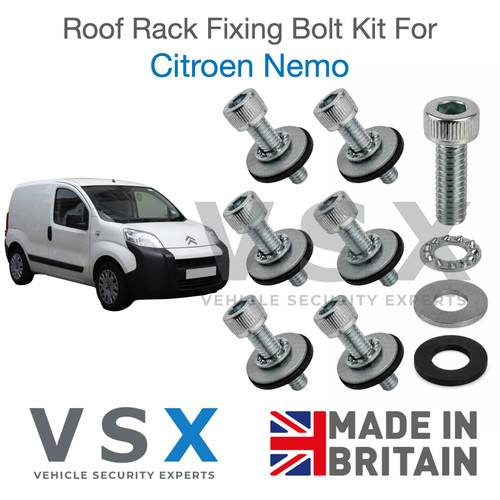 Roof rack fitting - rack, bolt
