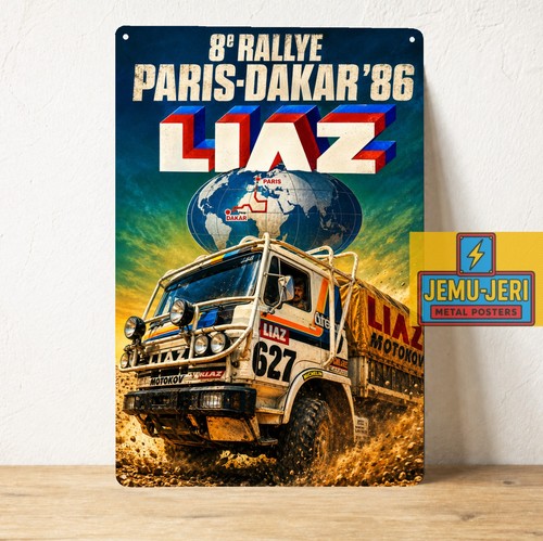 Rally paris dakar 1986 liaz - rally,
