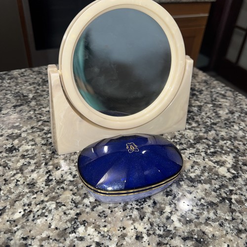 Vintage mirror and guerlain - vintage,