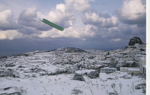 Greece amorgos chora winter - greece,