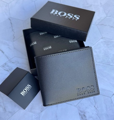Hugo boss bifold asolo - bifold, leather