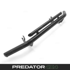 BULL BAR BLACK DOUBLE BAR BUMPER CITY NUDGE GUARD FOR TOYOTA HILUX MK8 2015-2020